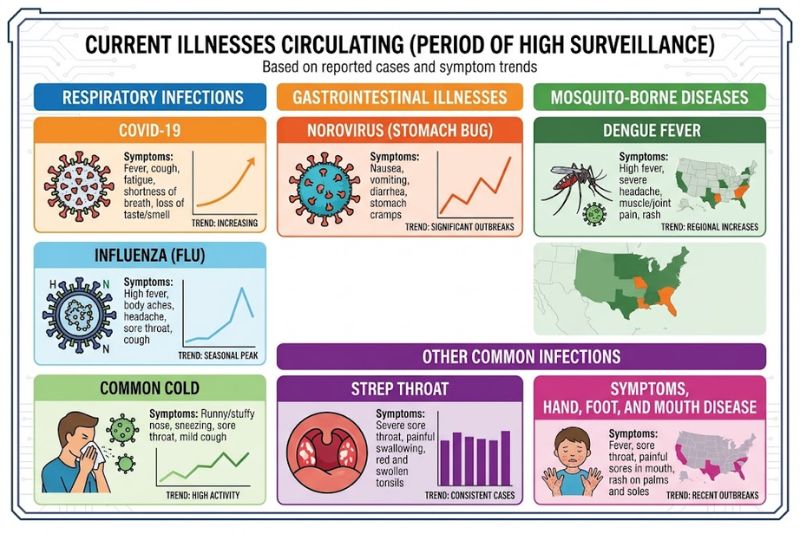what illnesses are going around right now