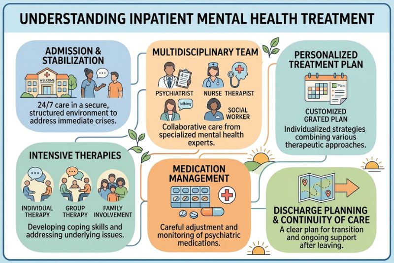 what is inpatient mental health treatment